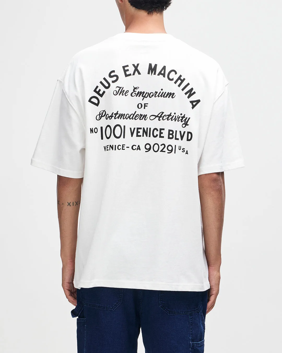 Venice Sign Tee - White sold by Deus Ex Machina