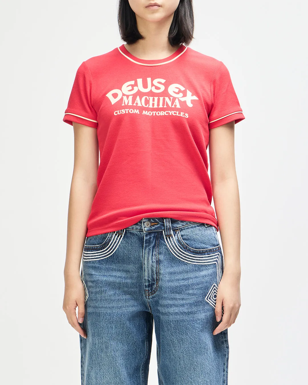Lost World Tee - Poinsettia Red sold by Deus Ex Machina product image thumbnail 2