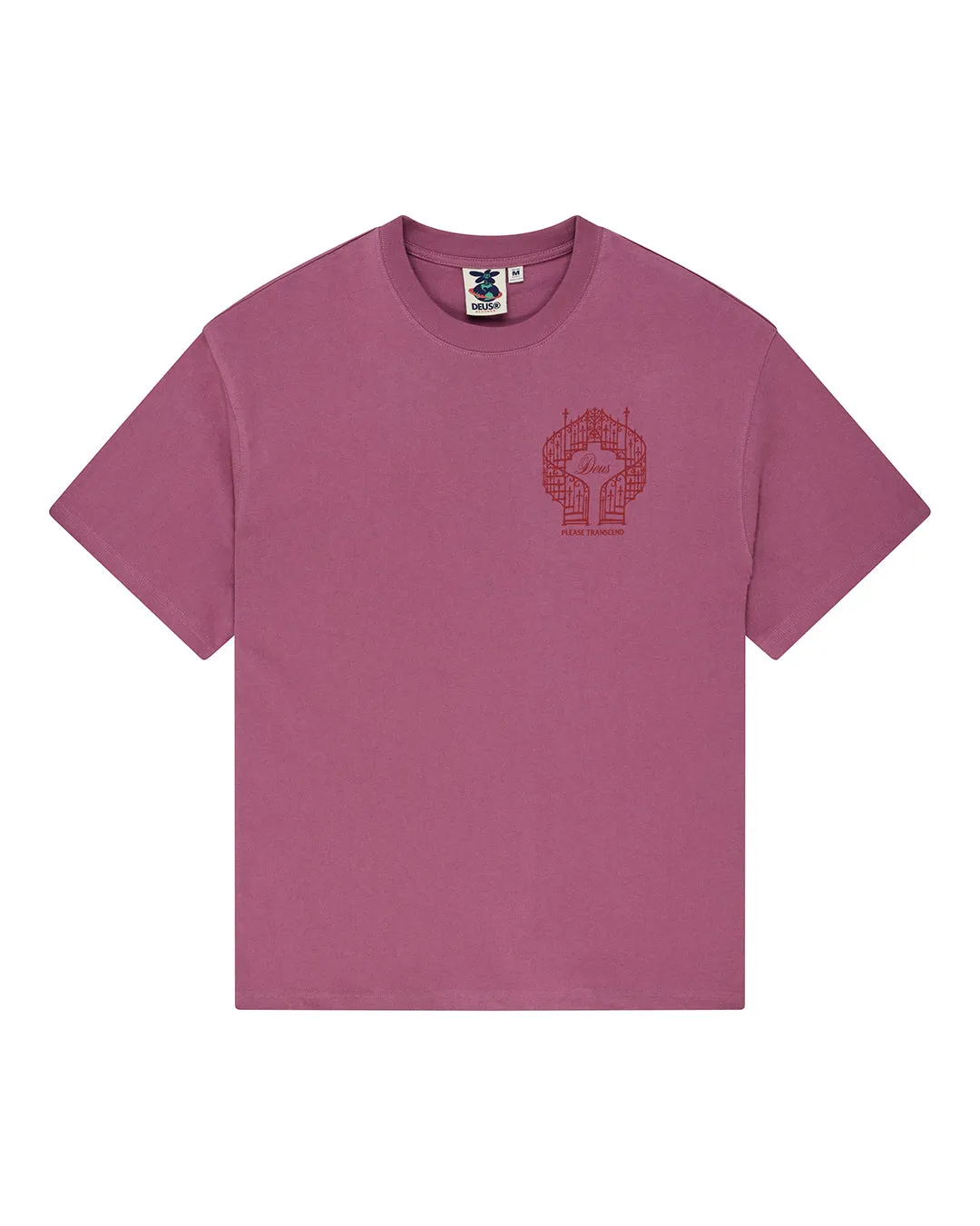 Upstairs Os Tee - Red Violet sold by Deus Ex Machina product image thumbnail 3