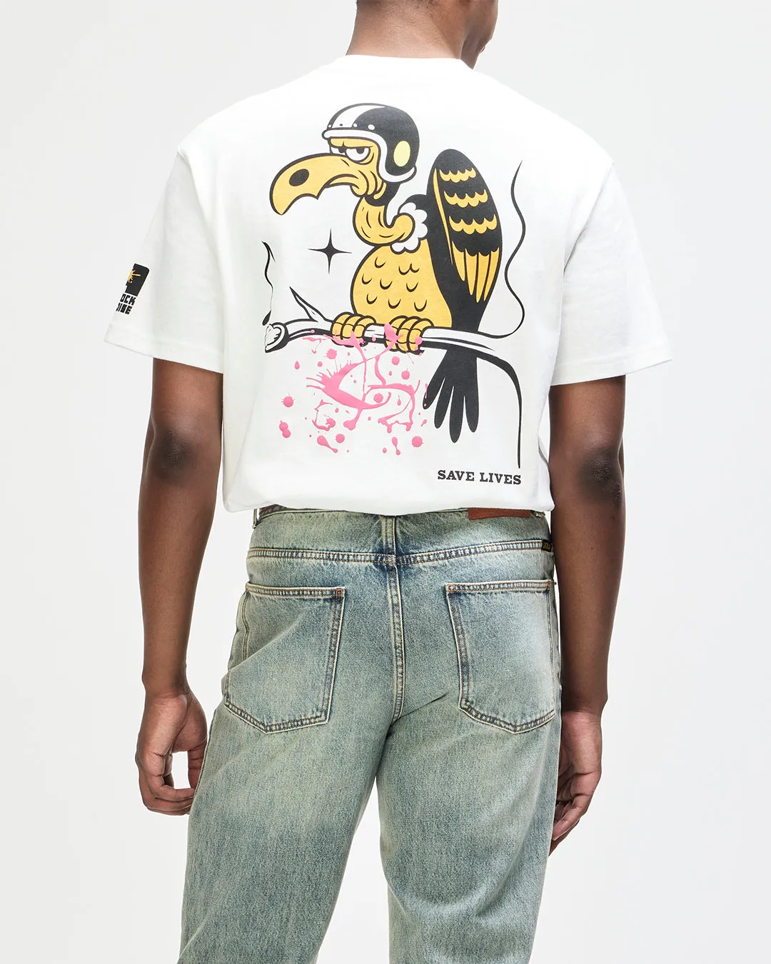 Turpentine Os Tee - Vintage White sold by Deus Ex Machina product image thumbnail 2