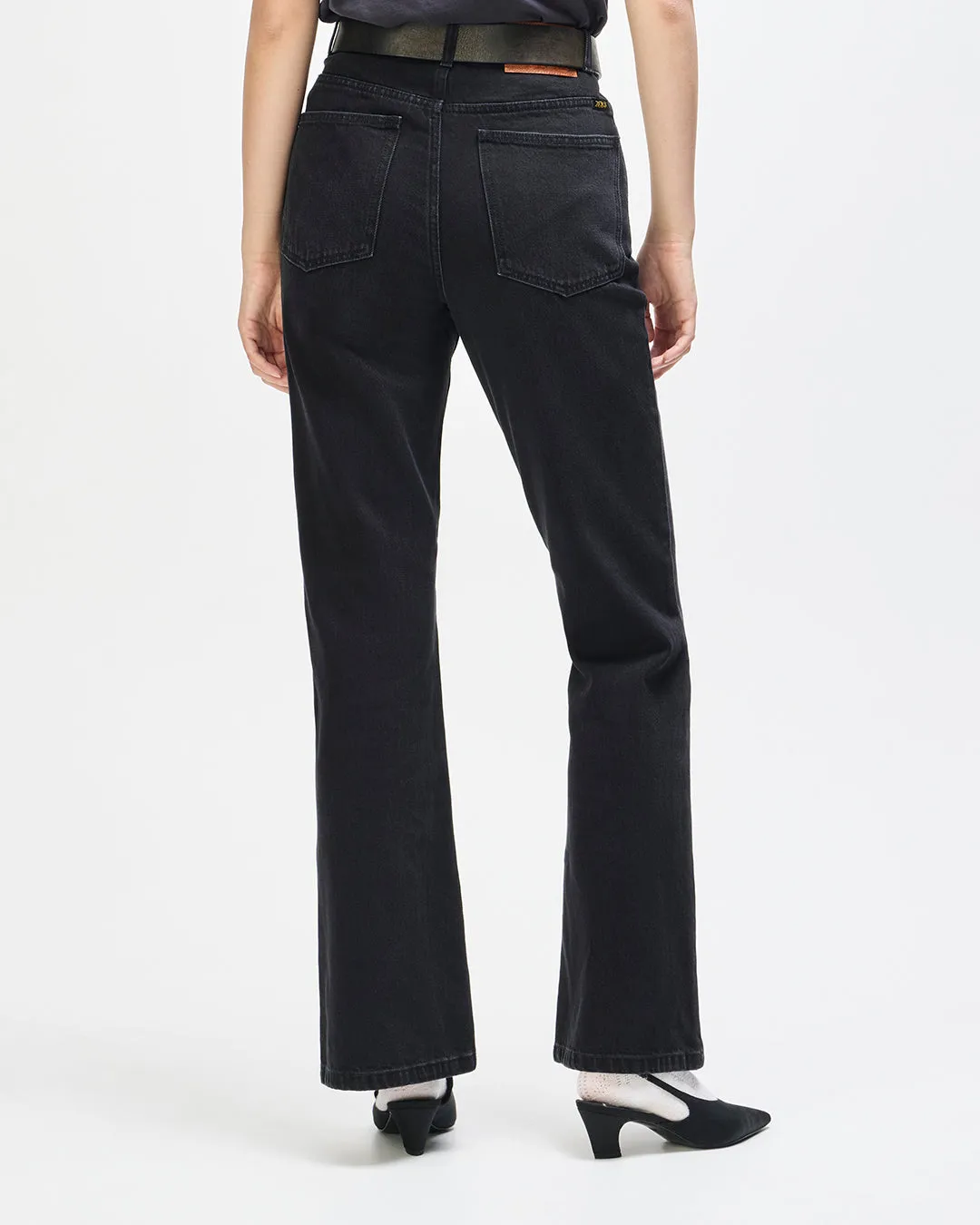 Curve Line Bootcut Jean - Washed Black sold by Deus Ex Machina product image thumbnail 3