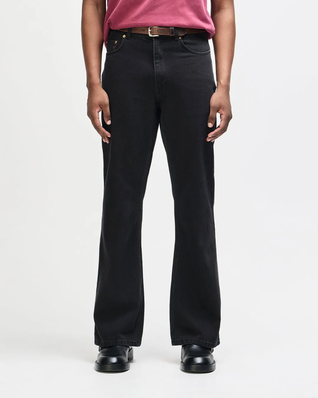 Curve Line Bootcut Jean - Washed Black sold by Deus Ex Machina product image thumbnail 2
