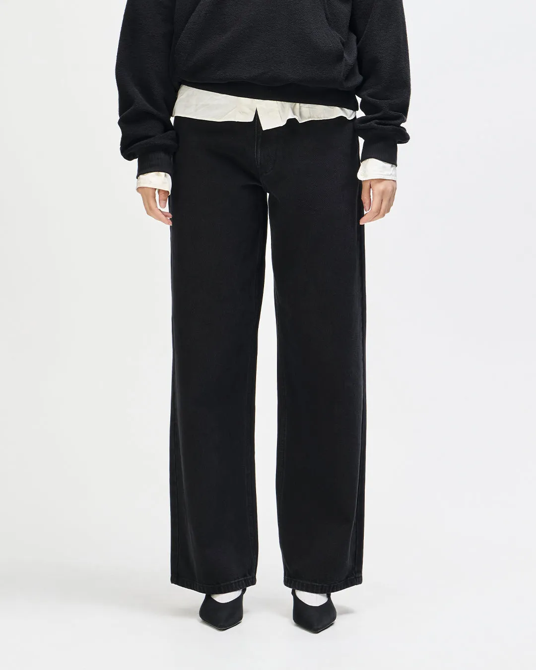 Drift Line Wide Jean - Washed Black sold by Deus Ex Machina product image thumbnail 3