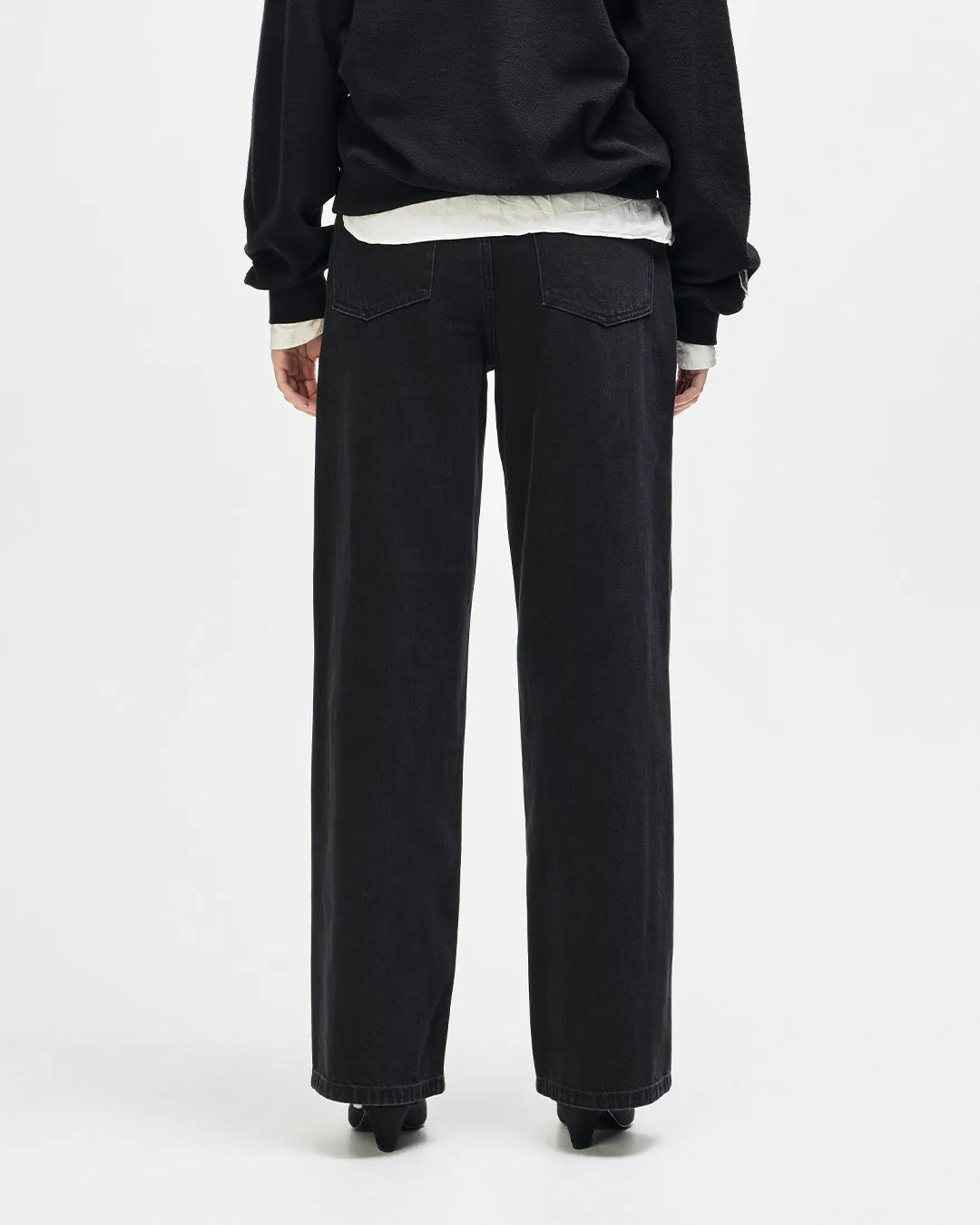 Drift Line Wide Jean - Washed Black sold by Deus Ex Machina product image thumbnail 4