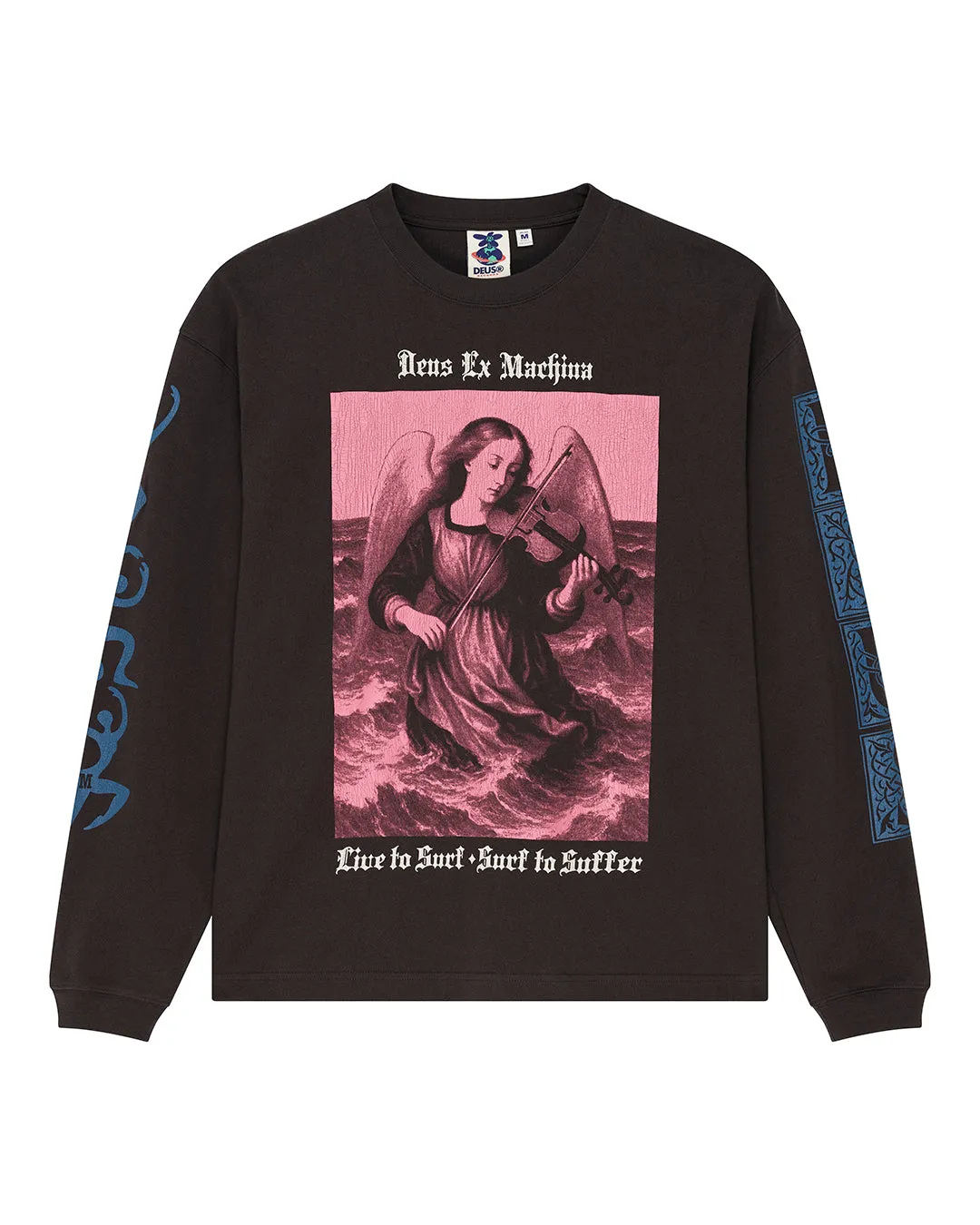 Swell Maps Os Ls Tee - Anthracite Grey sold by Deus Ex Machina product image thumbnail 3