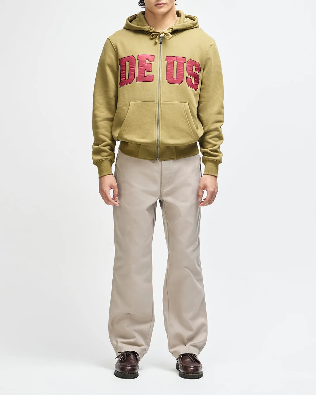 Victory Lap Zip Hoodie - Olive Green sold by Deus Ex Machina product image thumbnail 5