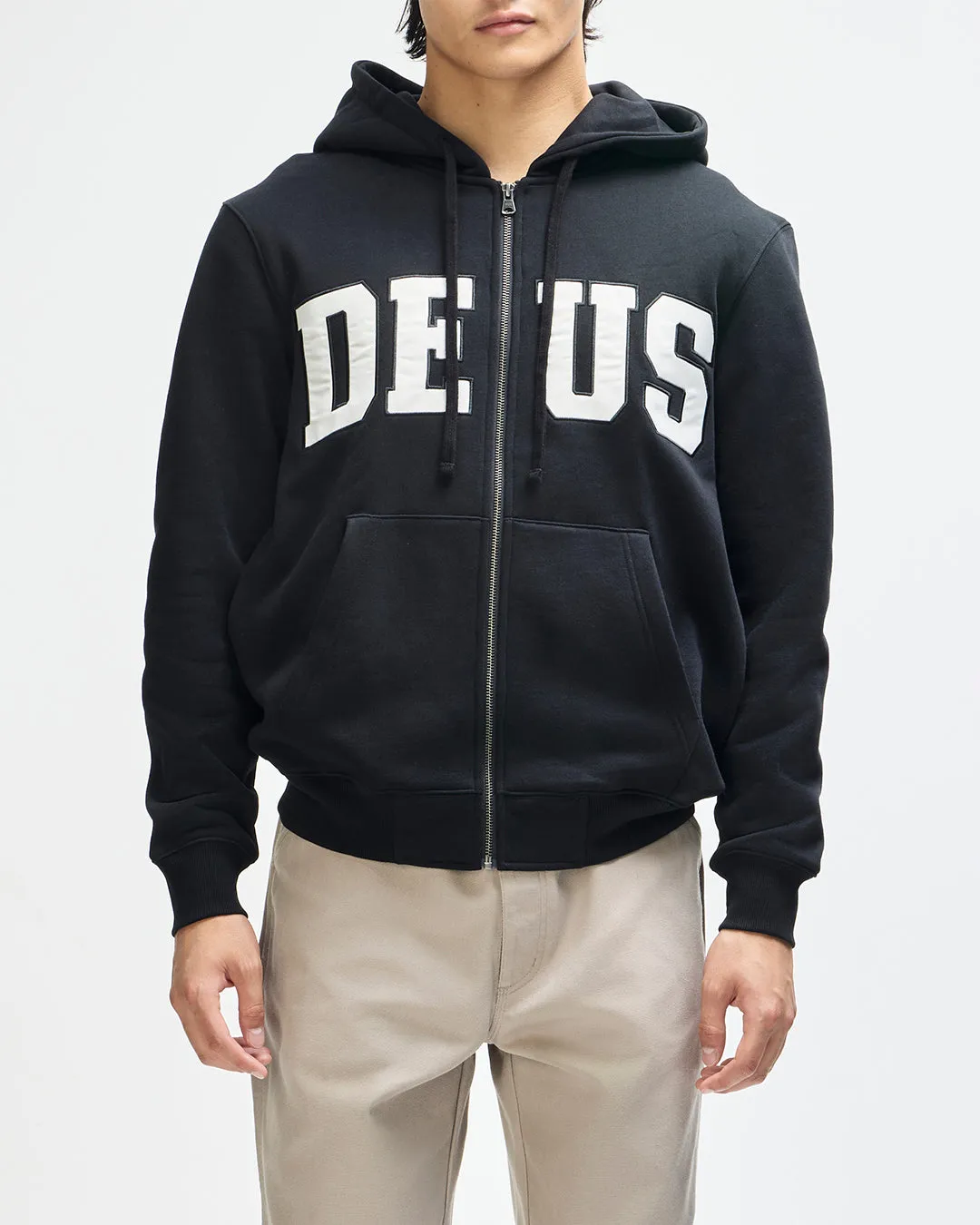 Victory Lap Zip Hoodie - Black sold by Deus Ex Machina
