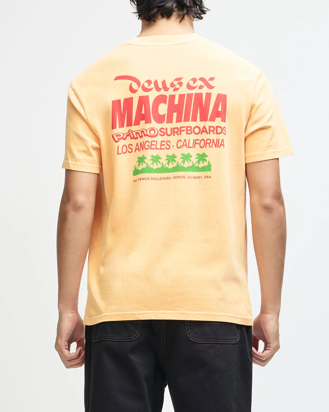 Primo Tee - Radiant Yellow sold by Deus Ex Machina