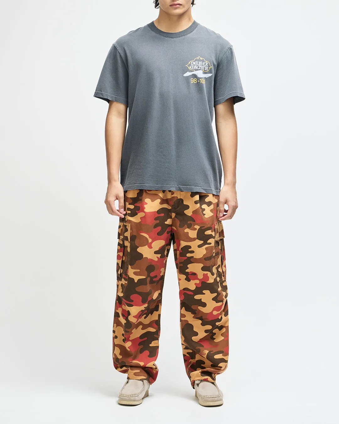 Easy Peacey Tee - Anthracite Grey sold by Deus Ex Machina product image thumbnail 5