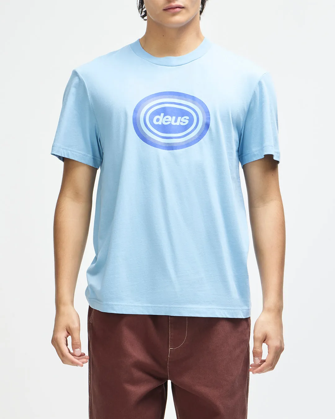 Refuge Tee - Glacier Blue sold by Deus Ex Machina