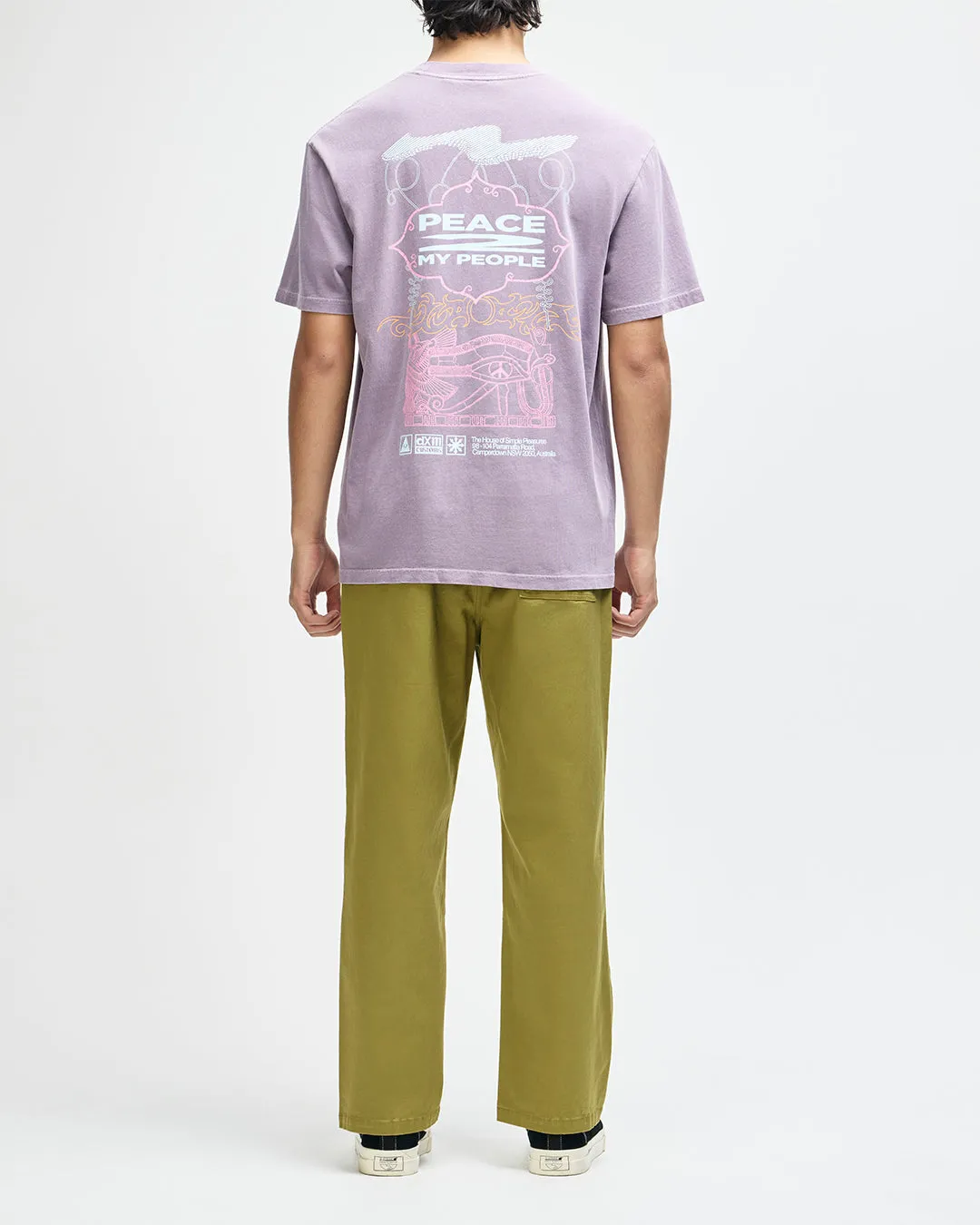 Easy Peacey Tee - Grape Purple sold by Deus Ex Machina product image thumbnail 5