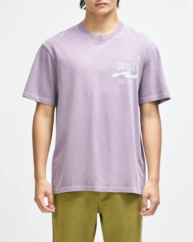 Easy Peacey Tee - Grape Purple made by Deus Ex Machina