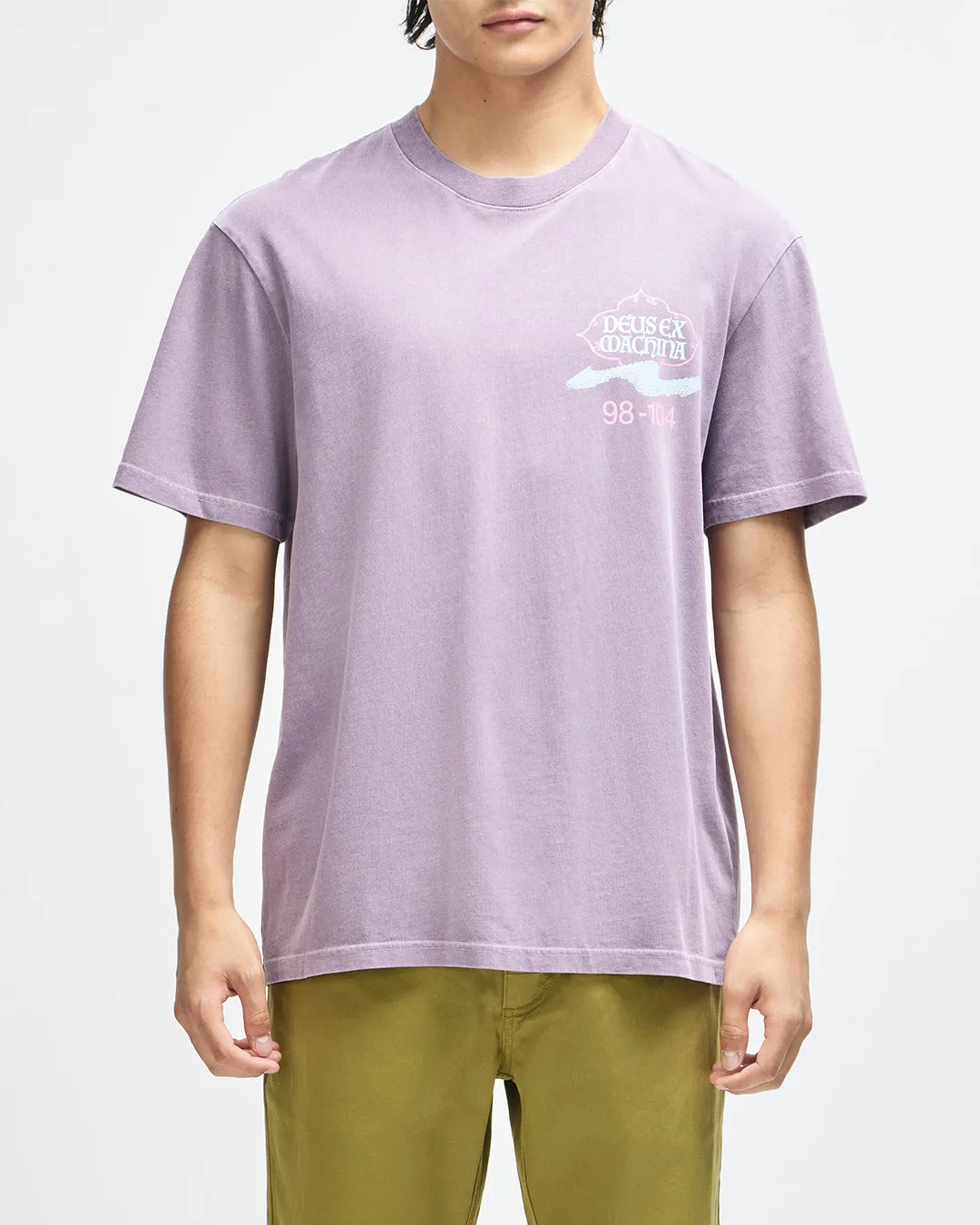 Easy Peacey Tee - Grape Purple sold by Deus Ex Machina
