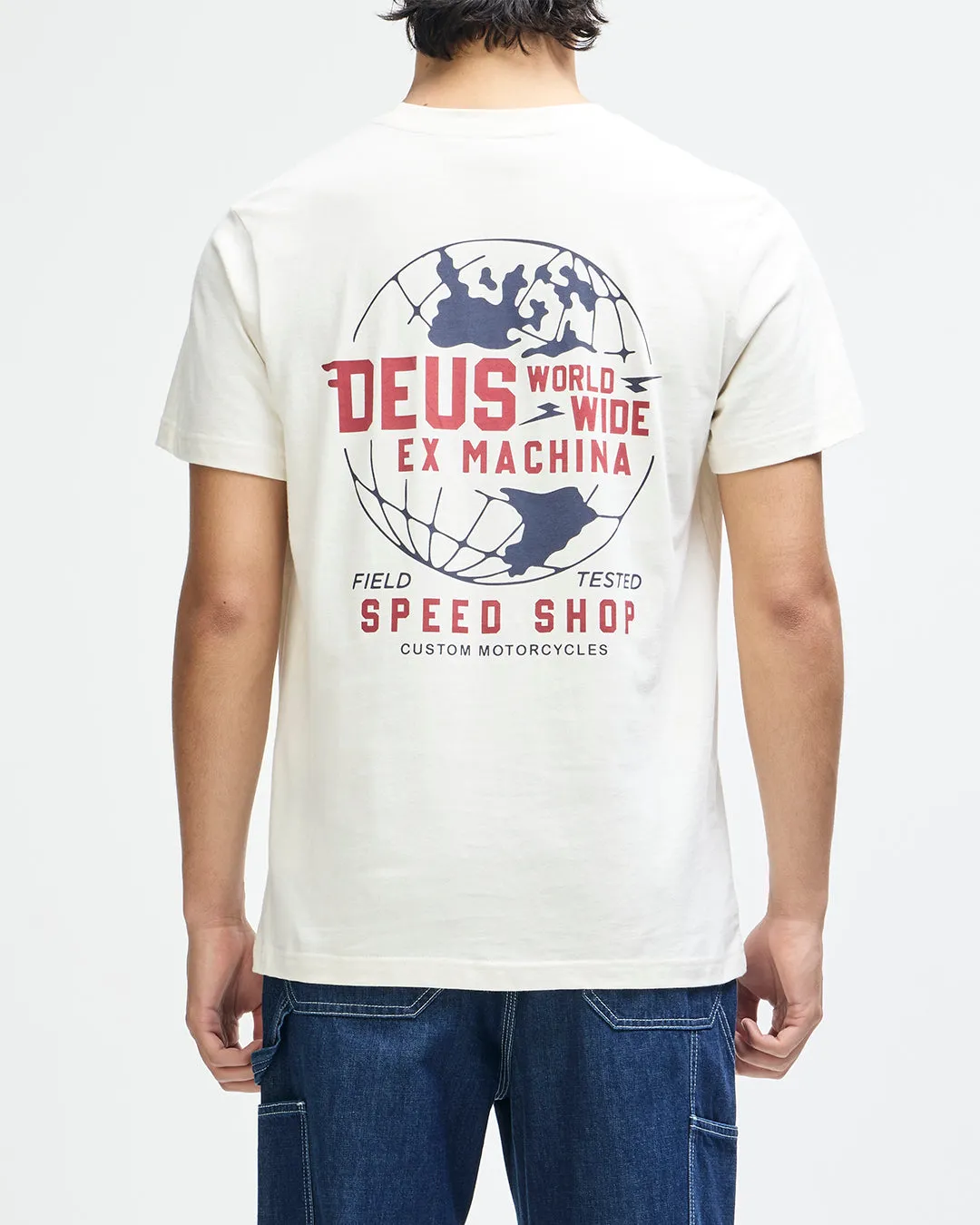 Global Spark Tee - Vintage White sold by Deus Ex Machina product image thumbnail 2