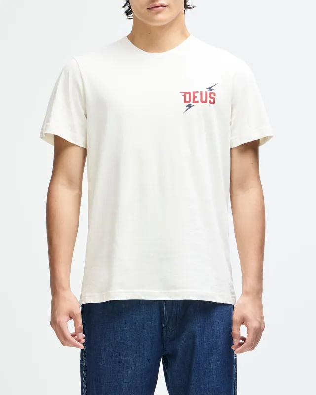 Global Spark Tee - Vintage White made by Deus Ex Machina