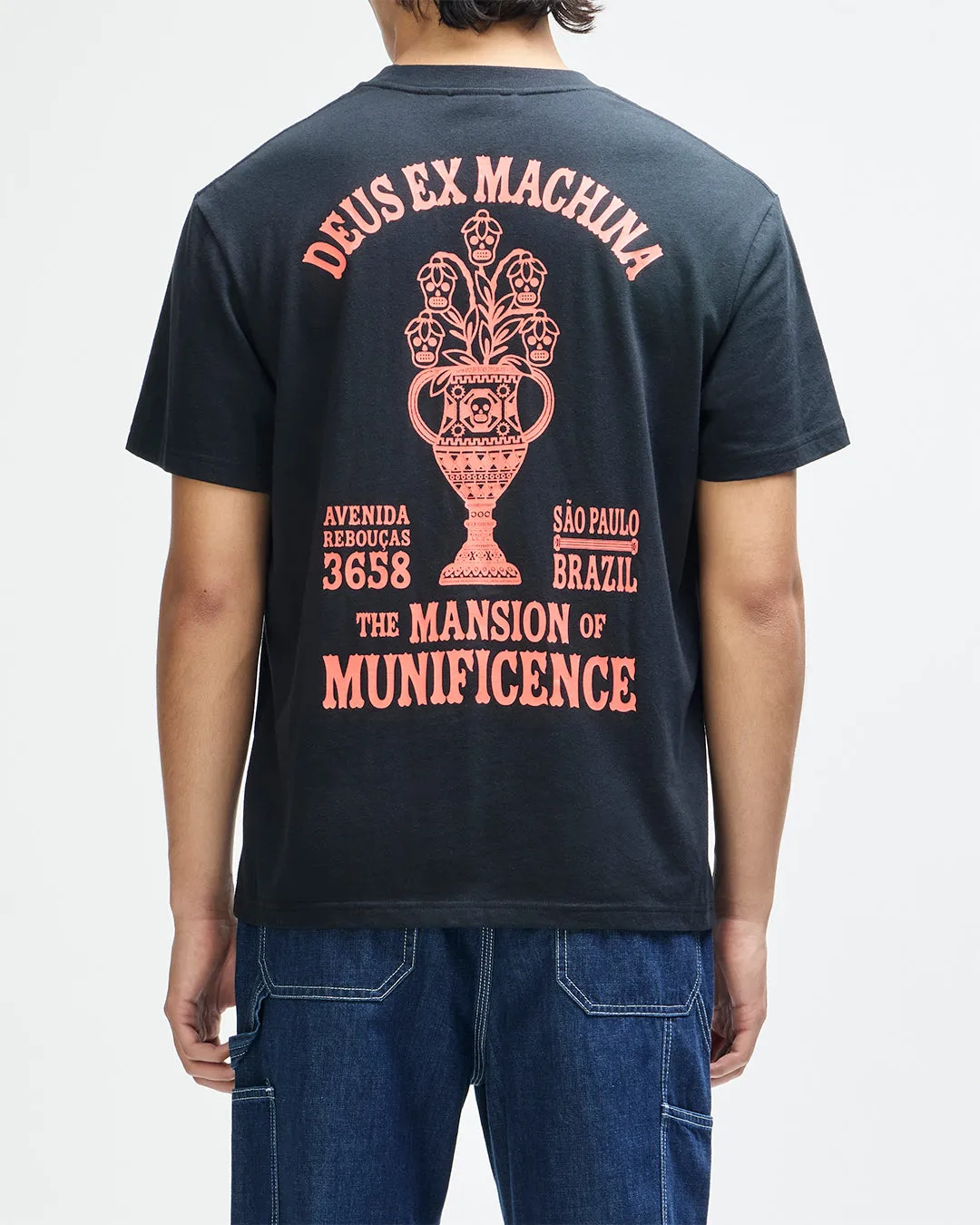 Sao Paulo Ceramic Tee - Black sold by Deus Ex Machina