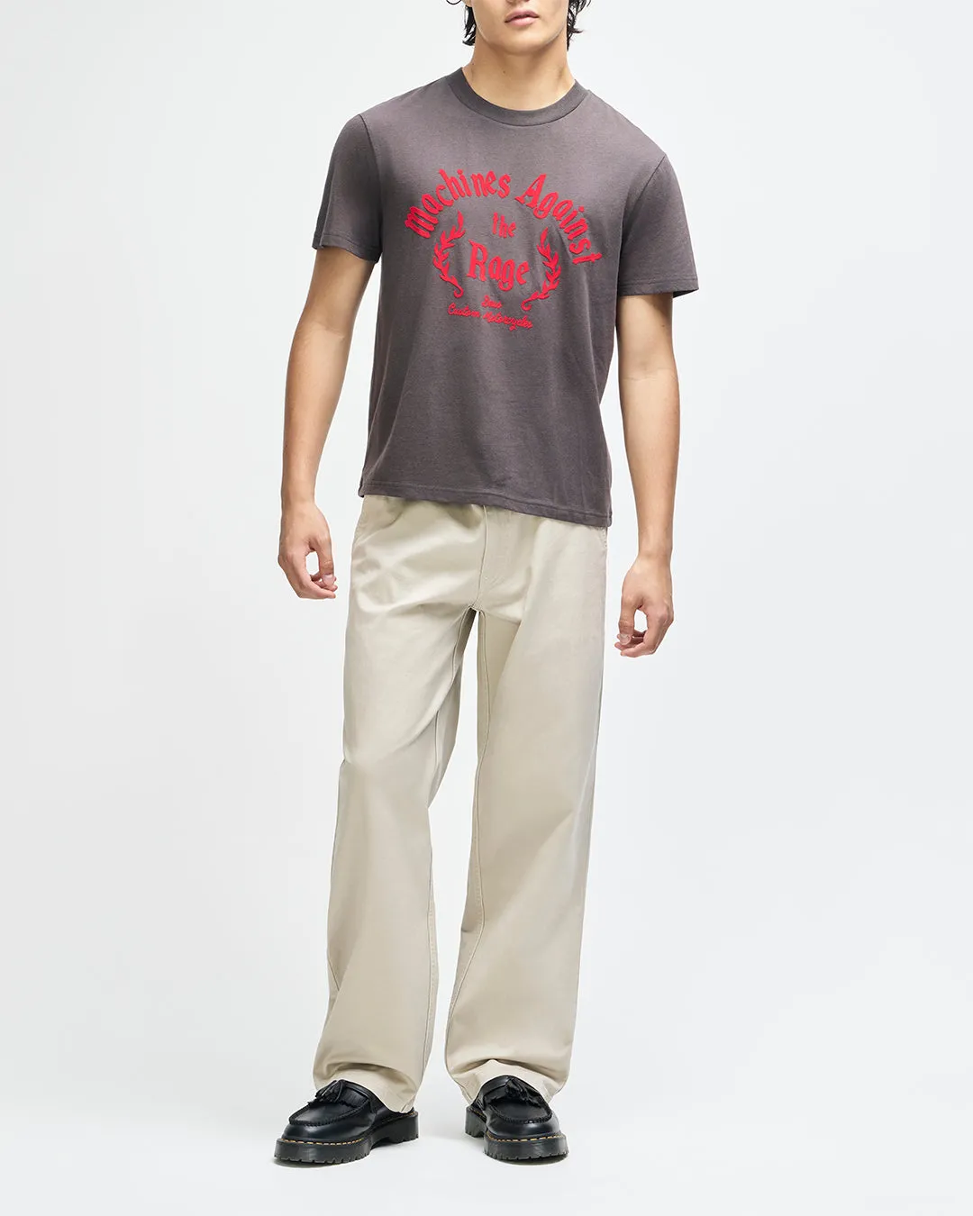 Empire Tee - Anthracite Grey sold by Deus Ex Machina product image thumbnail 5