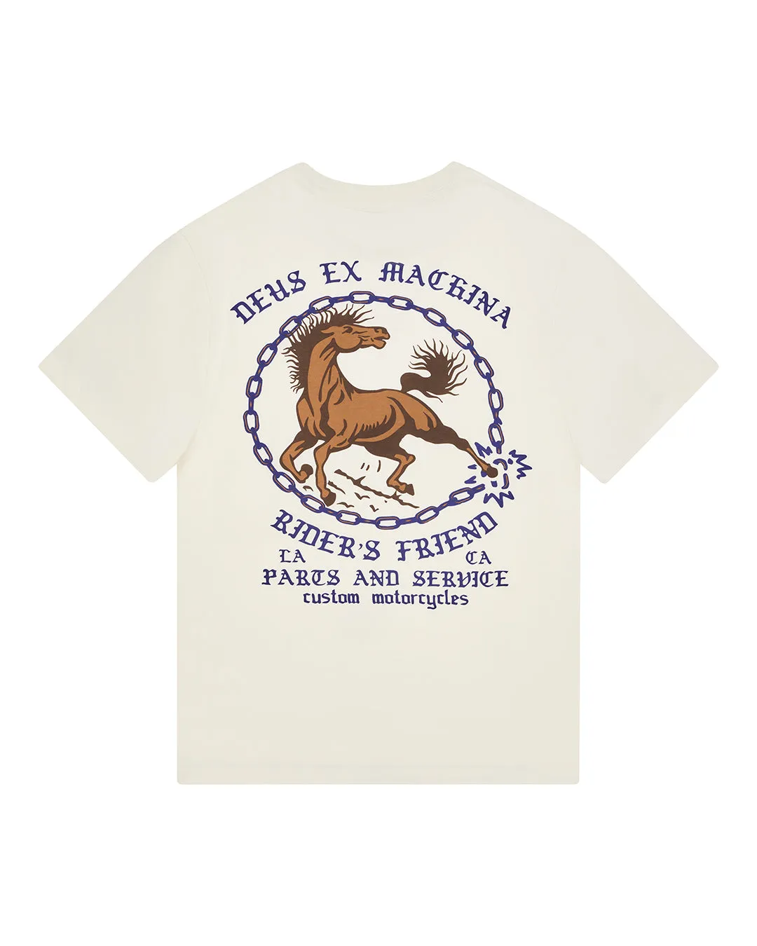 Unchained Tee - Vintage White sold by Deus Ex Machina product image thumbnail 4