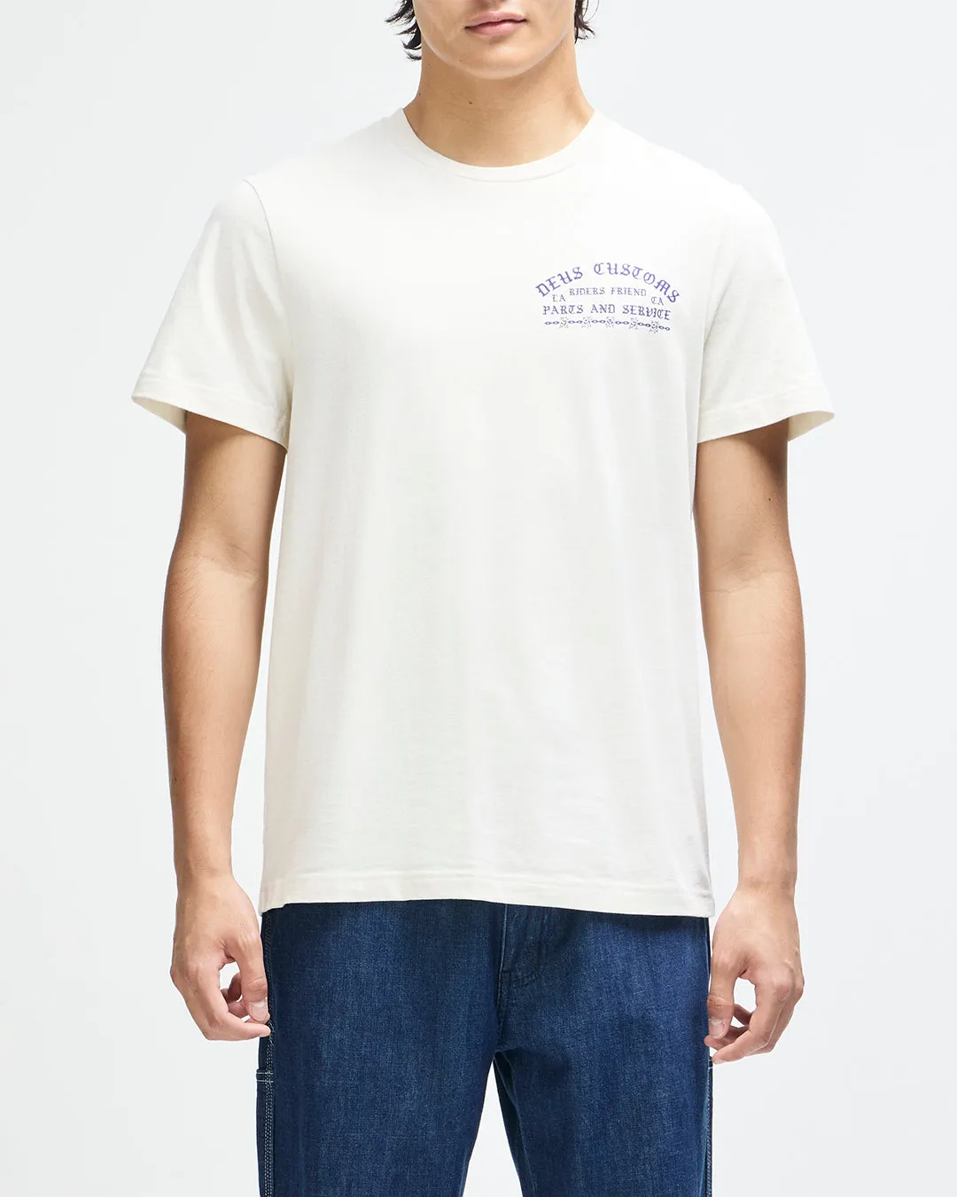 Unchained Tee - Vintage White sold by Deus Ex Machina