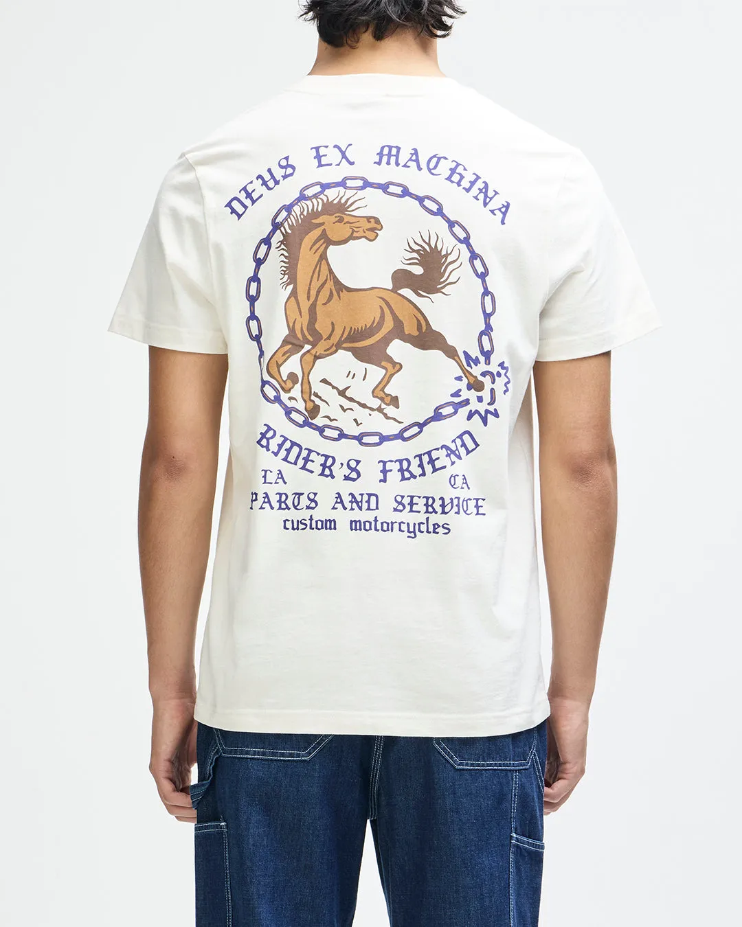 Unchained Tee - Vintage White sold by Deus Ex Machina product image thumbnail 2