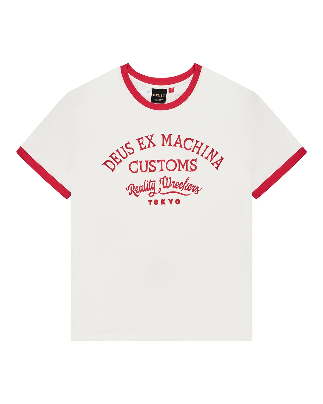 Marsden Ringer Tee - Vintage White sold by Deus Ex Machina product image thumbnail 3
