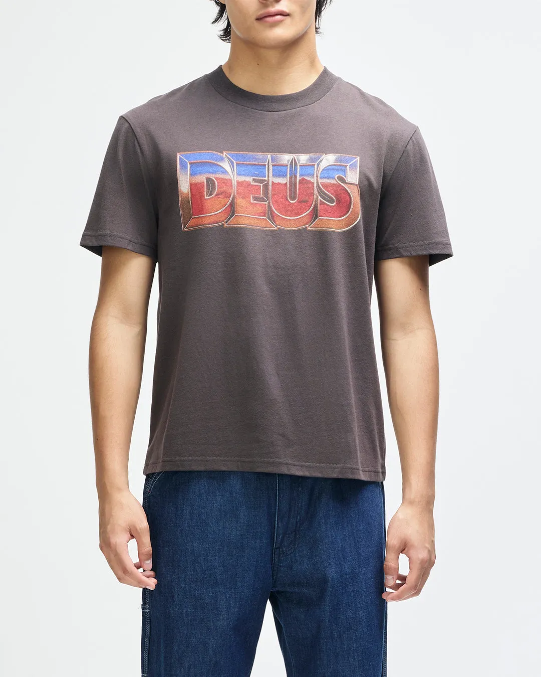 Desert Rambler Tee - Anthracite Grey sold by Deus Ex Machina