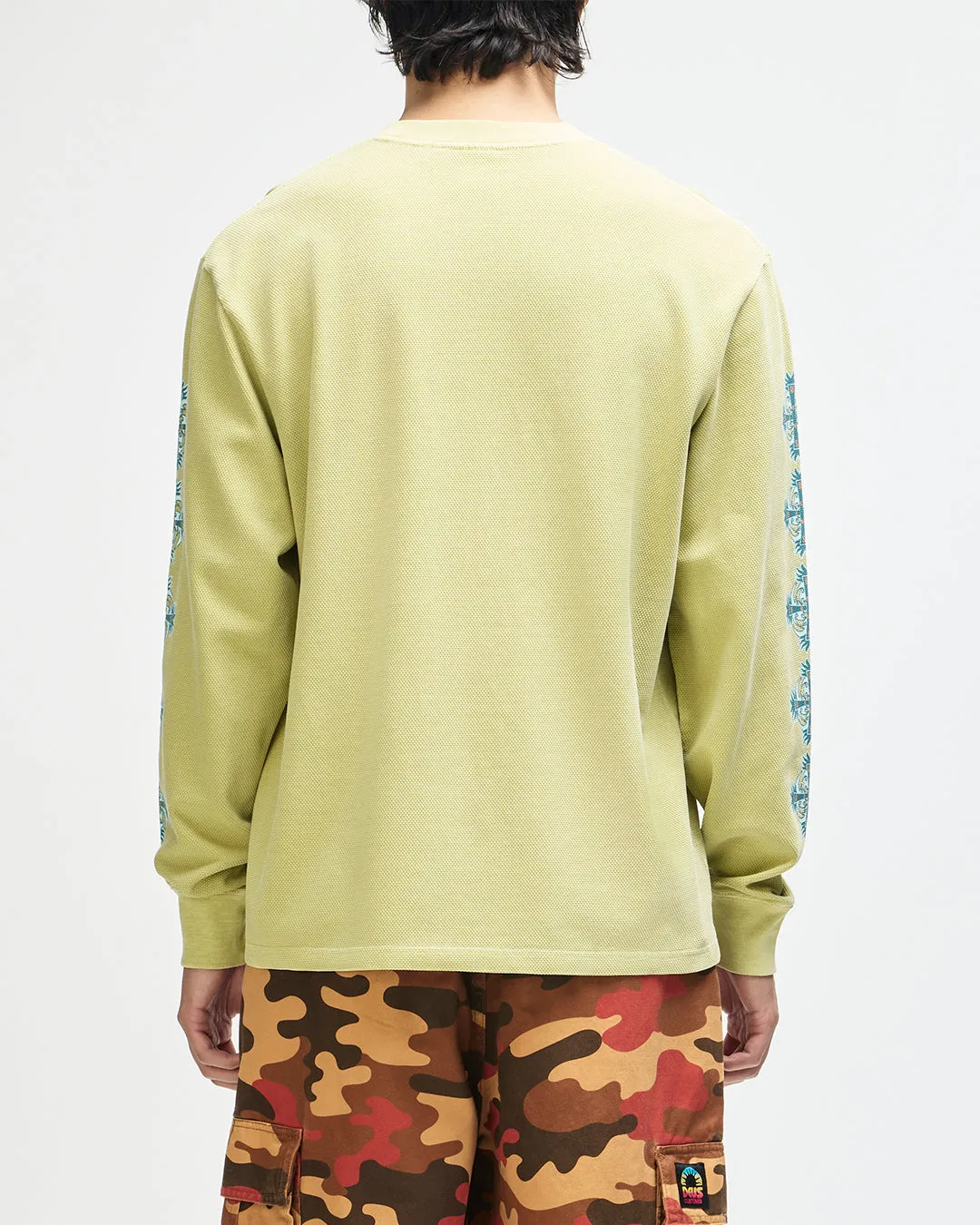 Swivel Ls Tee - Moss Green sold by Deus Ex Machina product image thumbnail 2