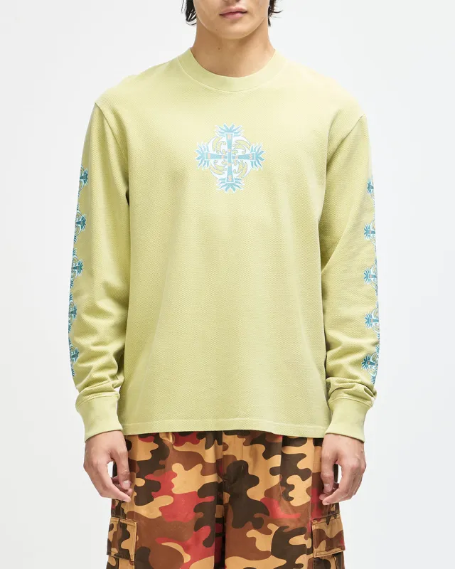Swivel Ls Tee - Moss Green made by Deus Ex Machina