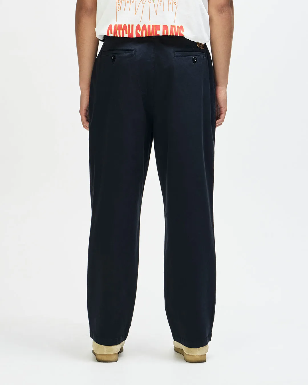 Otto Pleated Pant - Black sold by Deus Ex Machina product image thumbnail 2