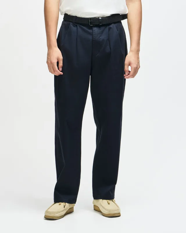 Otto Pleated Pant - Black made by Deus Ex Machina