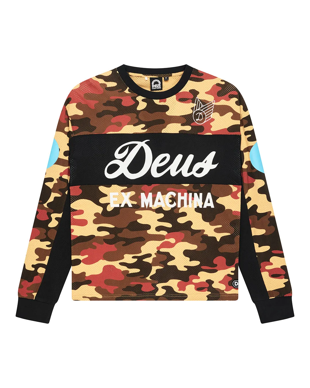 Ombre Moto Jersey - Rust Camo sold by Deus Ex Machina product image thumbnail 5