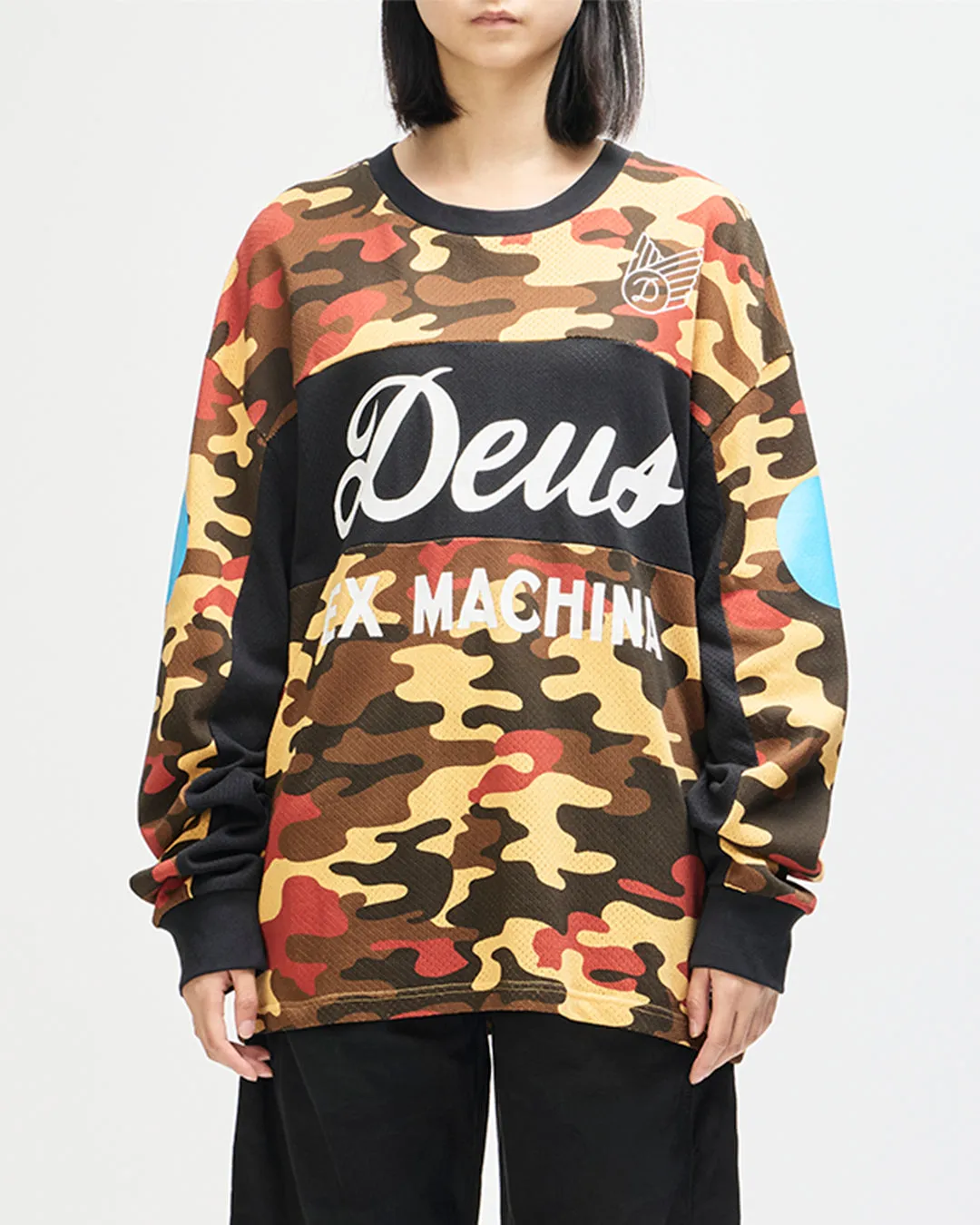 Ombre Moto Jersey - Rust Camo sold by Deus Ex Machina product image thumbnail 3