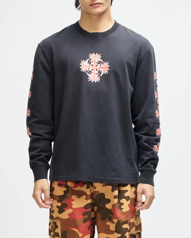 Swivel Ls Tee - Anthracite Grey made by Deus Ex Machina