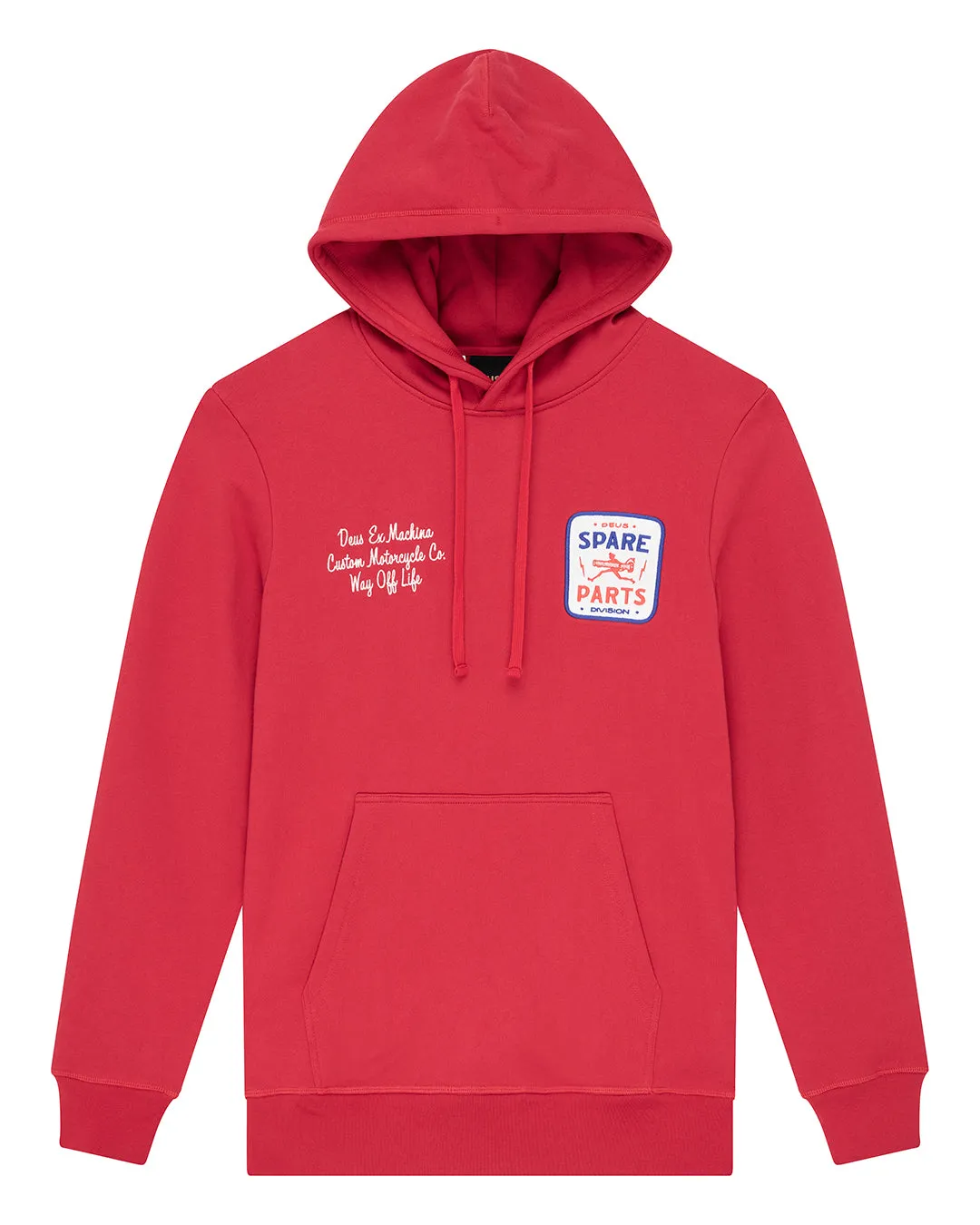 Mudflap Hoodie - Cherry Red sold by Deus Ex Machina product image thumbnail 3