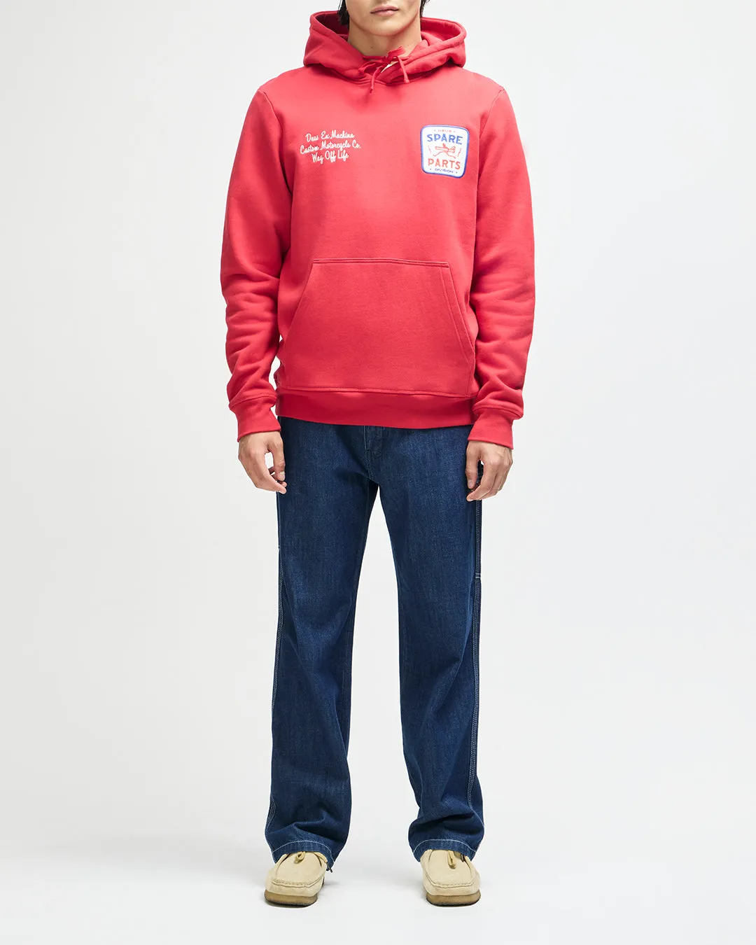 Mudflap Hoodie - Cherry Red sold by Deus Ex Machina product image thumbnail 5