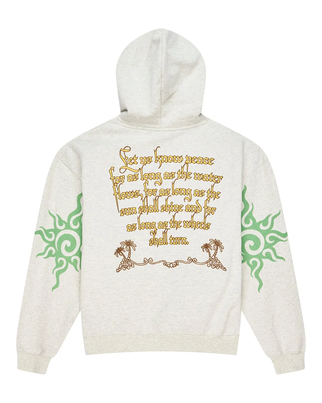 Invocation Hoodie - Light Grey Marle sold by Deus Ex Machina product image thumbnail 4
