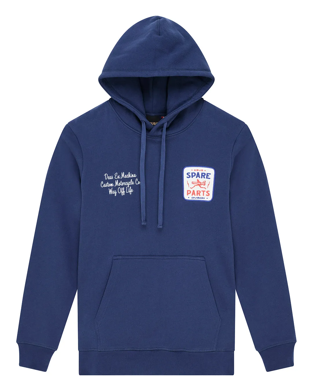 Mudflap Hoodie - Mechanic Blue sold by Deus Ex Machina product image thumbnail 3