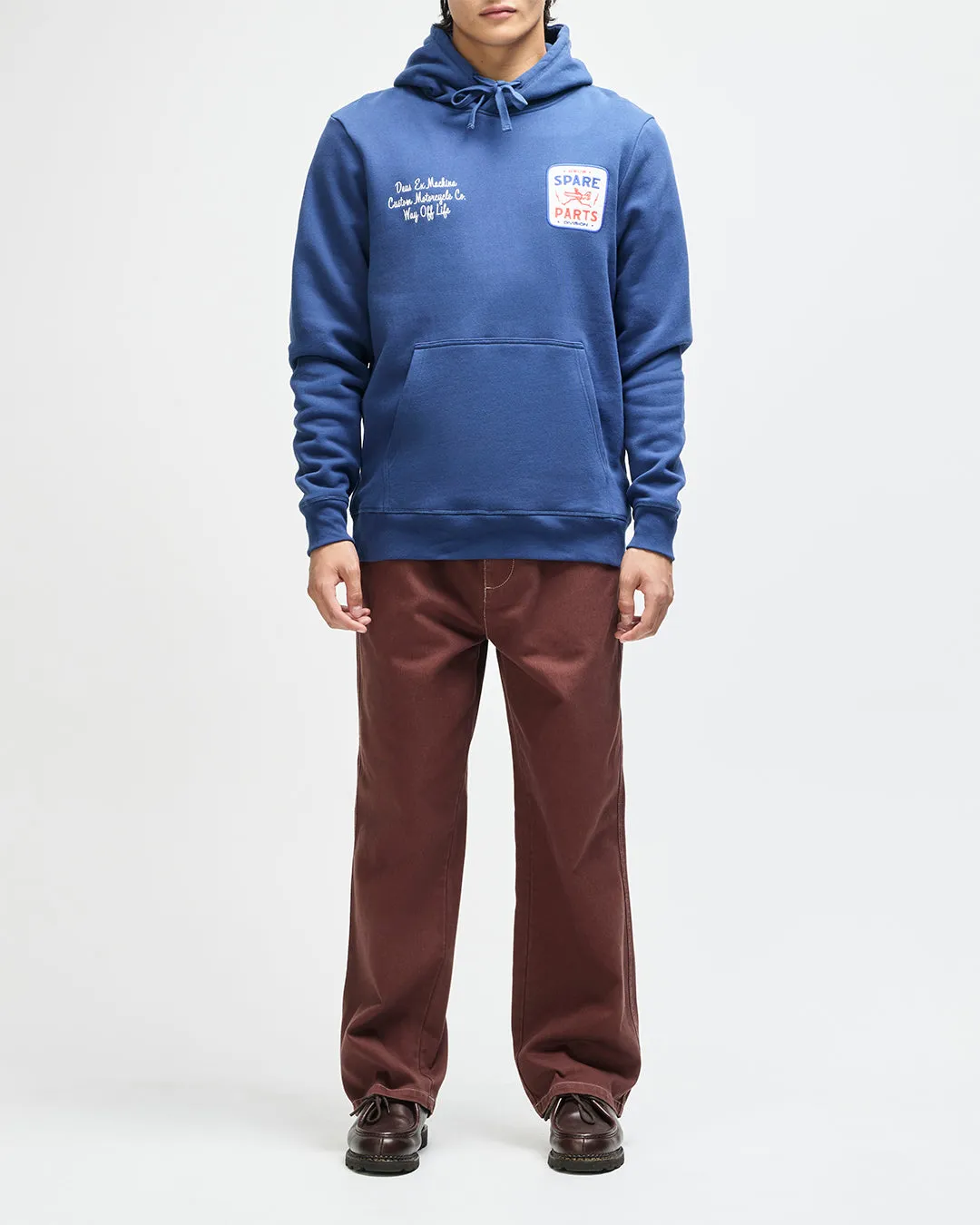 Mudflap Hoodie - Mechanic Blue sold by Deus Ex Machina product image thumbnail 5