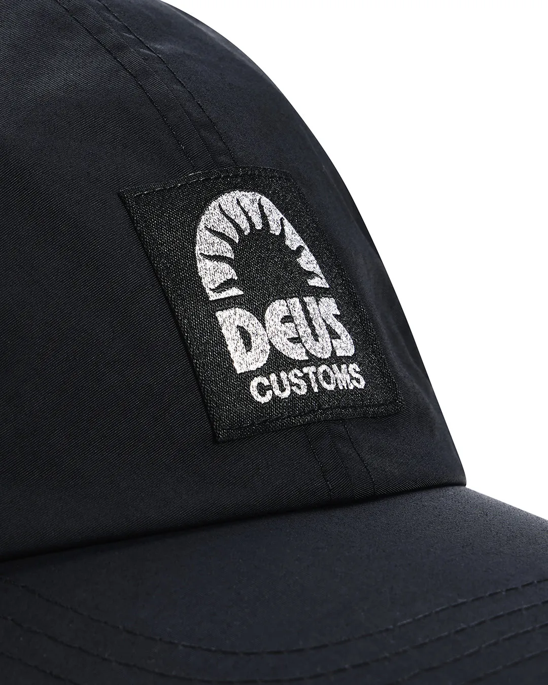 Master Stroke 4 Panel Cap (Plain) - Black sold by Deus Ex Machina product image thumbnail 3