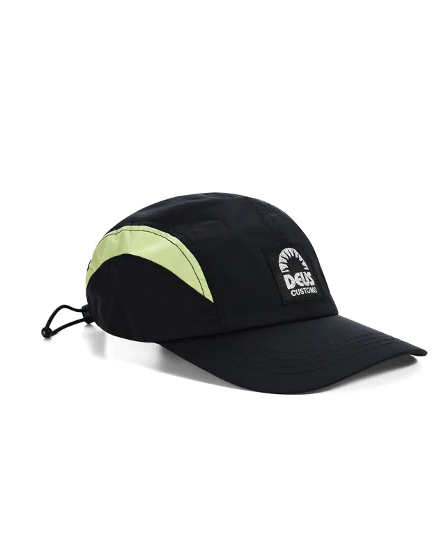 Master Stroke 4 Panel Cap (Plain) - Black made by Deus Ex Machina