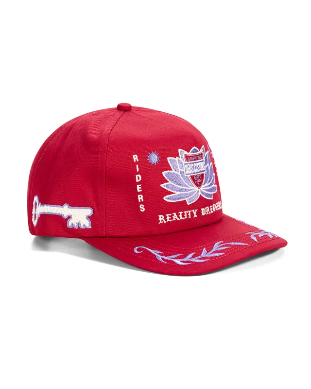 Sacred Crest Cap - Cherry Red made by Deus Ex Machina
