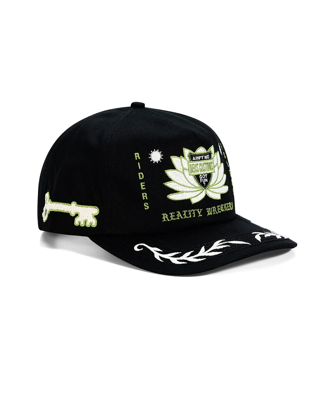 Sacred Crest Cap - Black sold by Deus Ex Machina