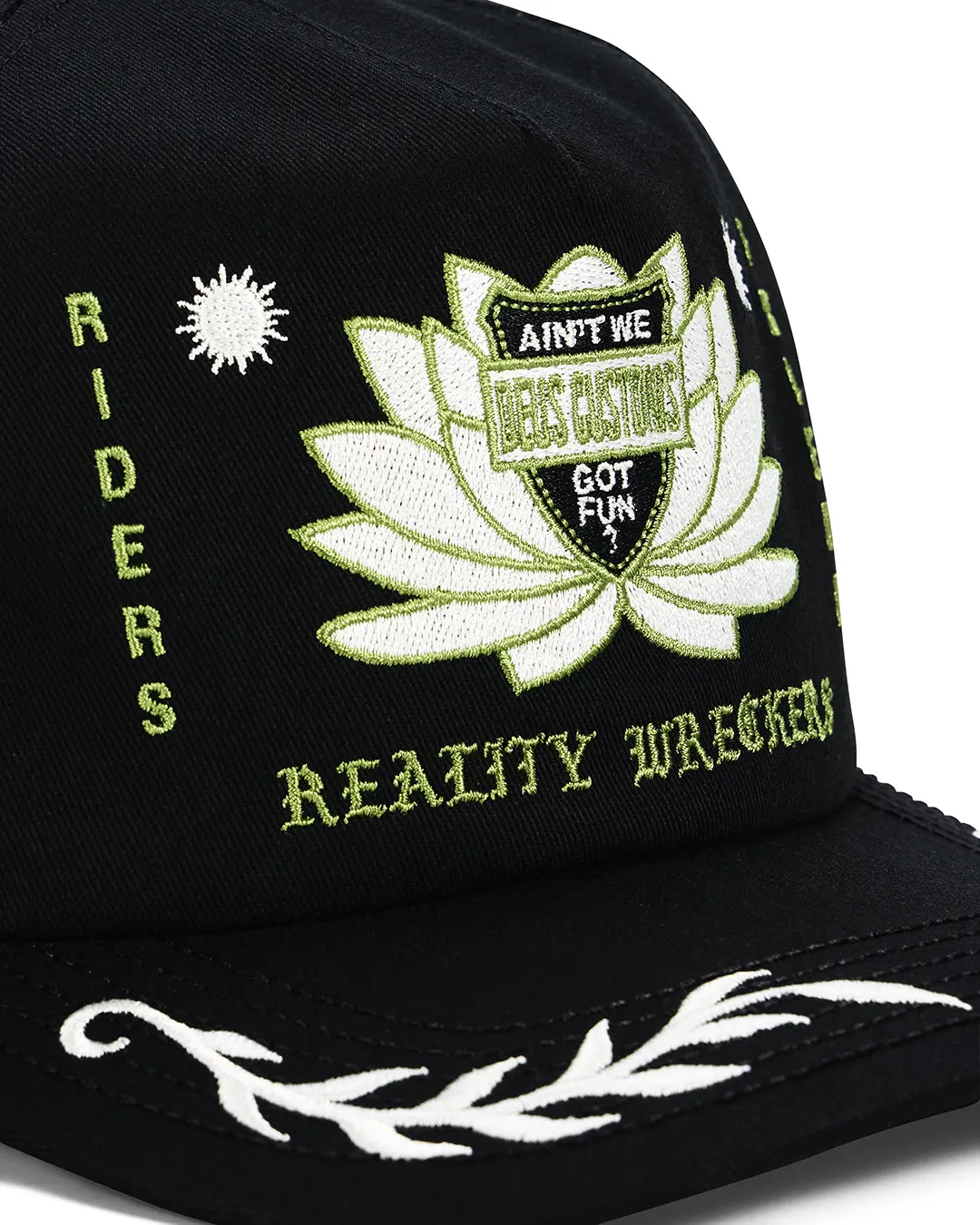Sacred Crest Cap - Black sold by Deus Ex Machina product image thumbnail 3