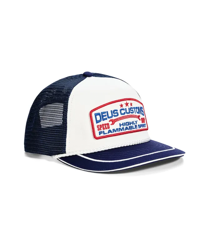 Trife Life Trucker - Mechanic Blue made by Deus Ex Machina