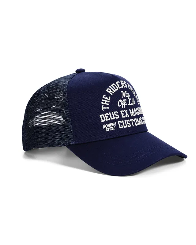 Shook Ones Trucker - Mechanic Blue made by Deus Ex Machina