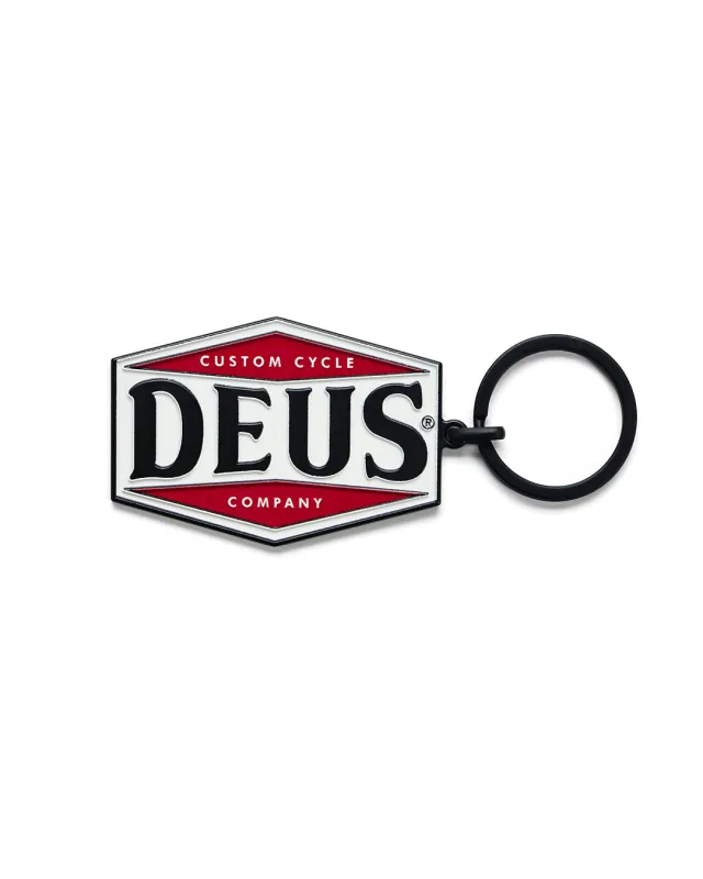 Balsa Key Tag - Red-White made by Deus Ex Machina
