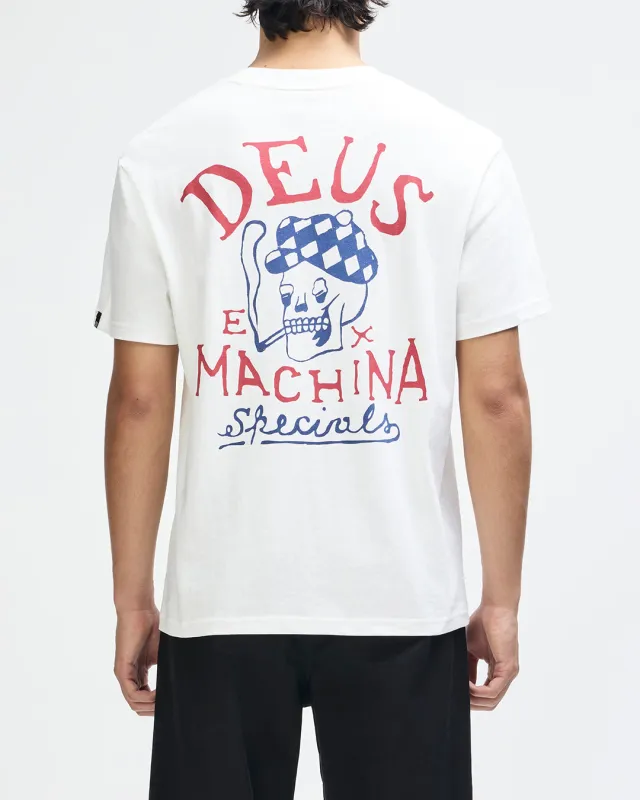 Bobskull Tee - White made by Deus Ex Machina