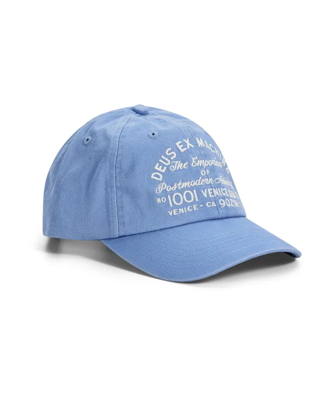 Venice Sign Cap - Glacier Blue made by Deus Ex Machina