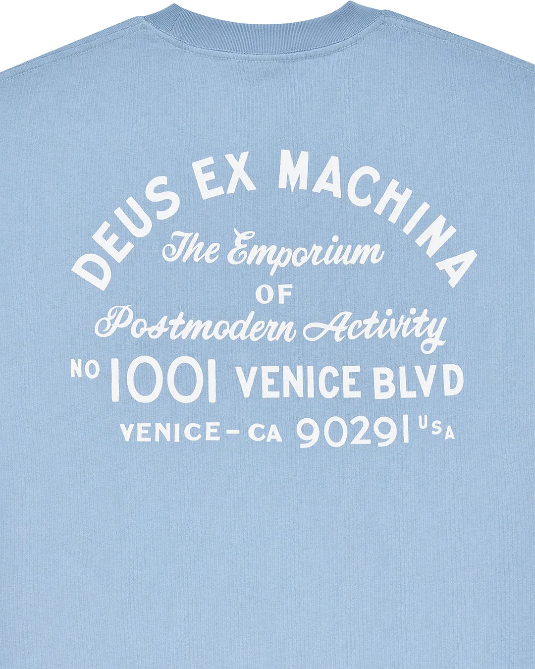 Venice Sign Tee - Glacier Blue sold by Deus Ex Machina product image thumbnail 4
