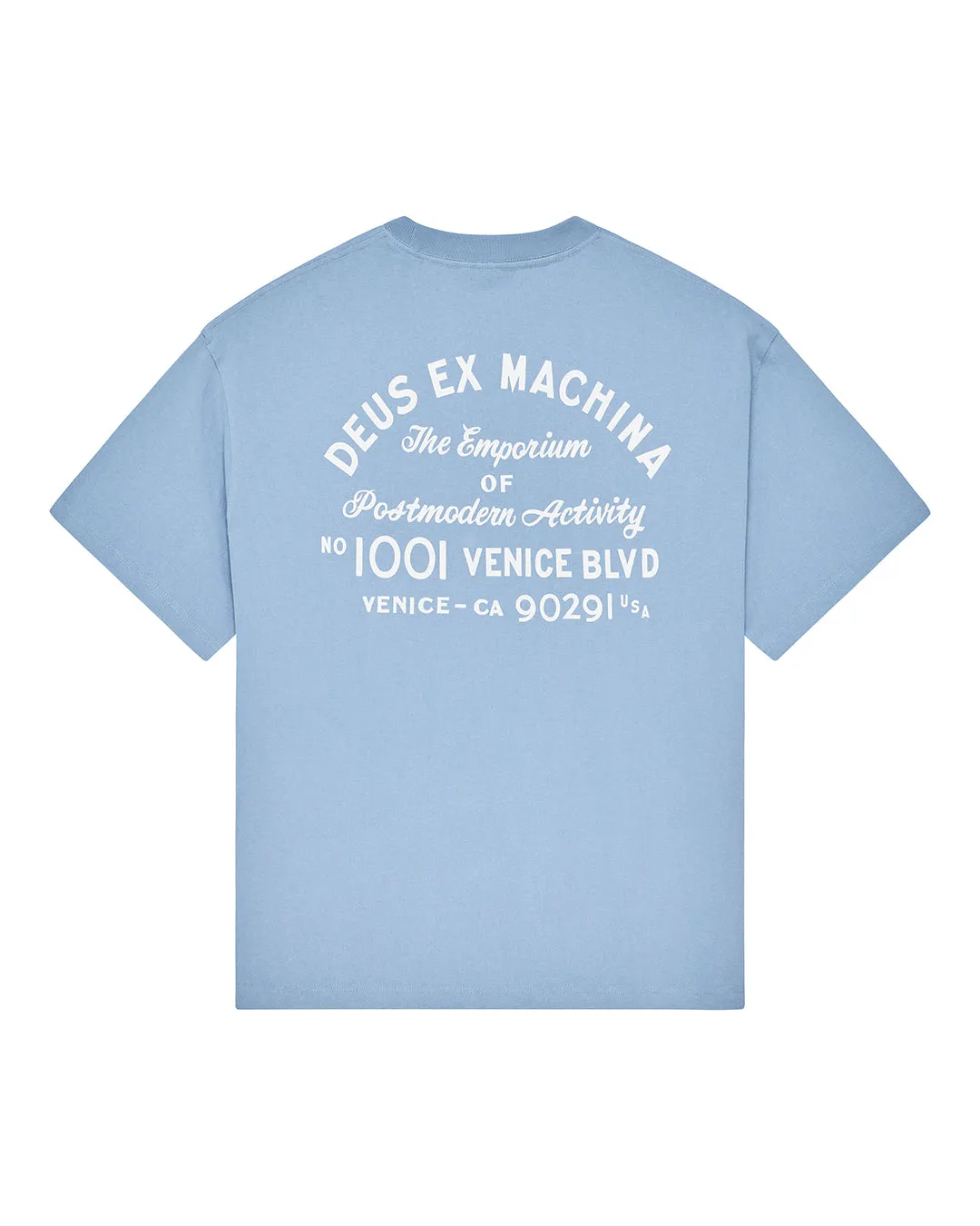 Venice Sign Tee - Glacier Blue sold by Deus Ex Machina
